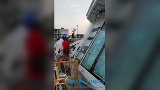 Prüfung wasserdichter Hochleistungs-Stahltüren für die Schifffahrt