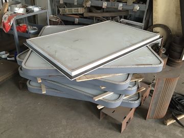 Marinestahl-oder örtlich festgelegtes weggelaufenes schweißendes rechteckiges Aluminiumwindows fournisseur