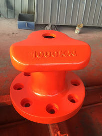 Funktions-Lasts-Marinet-stück Kopf-Schiffspoller des Soem-Liegeplatz-Komponenten-Kohlenstoffstahl-1000KN fournisseur