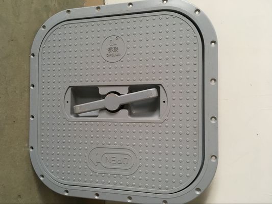 Individuelles Design Oval/Quadrat Aluminium Marine Manhole und Marine Hatch Cover in 600 × 600 450 × 800 Anbieter