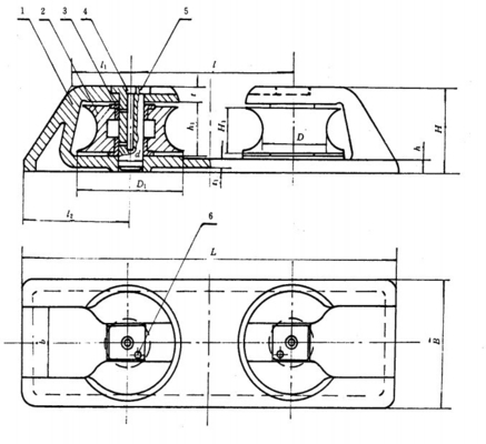 Seilführer Fairlead Drahtseil Stahlhorizontale Walze ISO 13795 - 2015 fournisseur