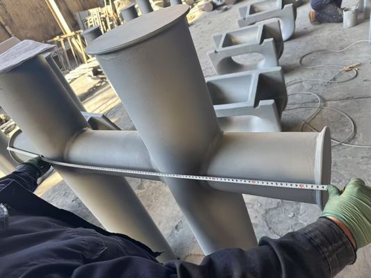 Hochleistungsfähige, kundenspezifische Festmacher aus Gusseisen, Poller, Einzel-/Doppel-/Kreuz-Dockpoller fournisseur
