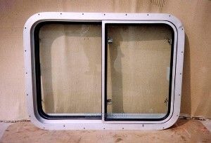 angepasste geschraubte / geschweißte rechteckige Marinefenster / Marine Schiffe Aluminiumlegierung Fenster fournisseur