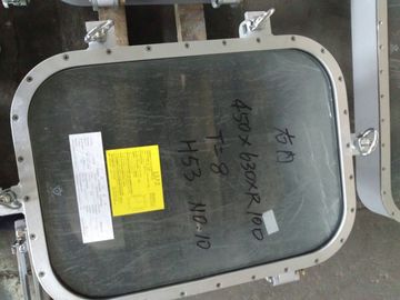 Rechteckiges Fenster mit gehärtetem Glas aus Meeresstahl
