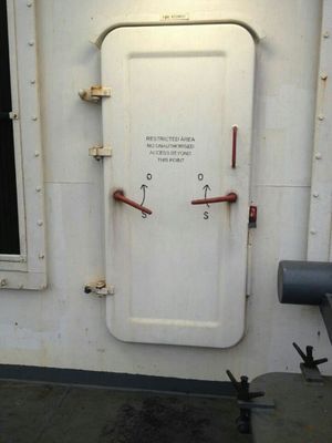 4 Stärke Clip-Anpassungs-Stahl-Marine Weathertight Doors 10mm