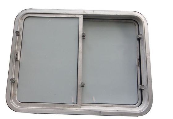 Hochwertiges Aluminium, rechteckiges Schiffsschiebefenster, Horizontale Öffnung