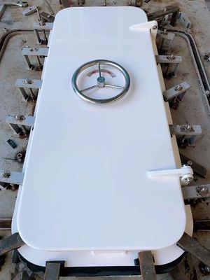 Wetterfeste wasserdichte Marine-Lukentür aus Aluminiumlegierung mit Fenster-Einzelgriff